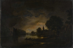 River view by moonlight