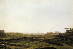 Rome Viewed from the Baths of Caracalla by Jacob Philipp Hackert