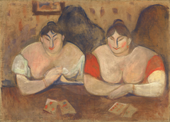 Rosa and Amelie by Edvard Munch