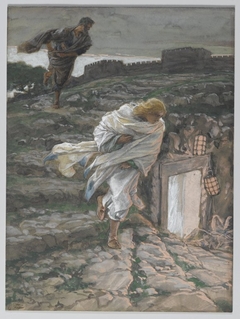 Saint Peter and Saint John Run to the Sepulchre (Saint Pierre et Saint Jean courent au sépulcre) by James Tissot