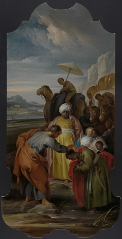 Saint Philip Baptizes the Eunuch by Jacob de Wit