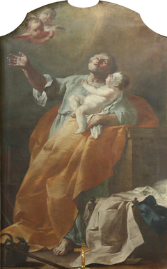 San Giuseppe con il Bambino by Biagio Bellotti