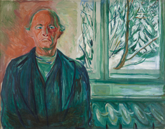 Self-Portrait by the Window by Edvard Munch