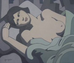 Serie Desnudo femenino. Durmiente by Nelson San Julián