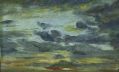 Sky study, sunset by John Constable
