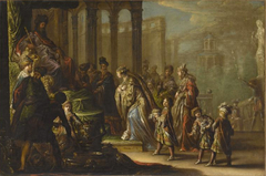Solomon and the Queen of Sheba by Claude Vignon