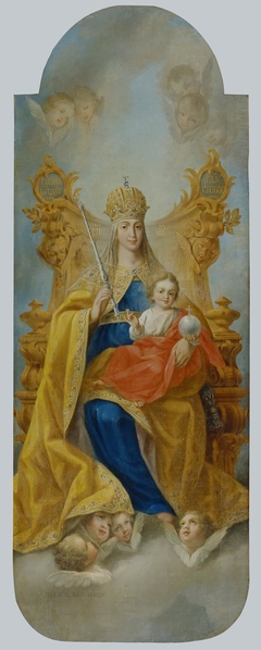 Sovereign Virgin on the Throne by Ivan Ivanovich Belsky