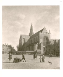 St. Bavo at Haarlem by Gerrit Adriaenszoon Berckheyde