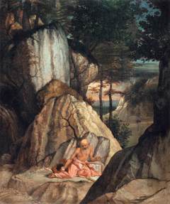 St. Jerome in the Wilderness by Lorenzo Lotto