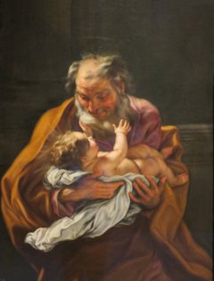 St. Joseph and the Infant Christ by Giovanni Battista Gaulli