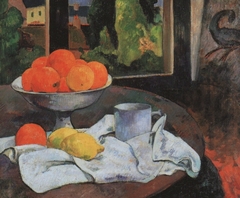 Still Life with Bowl of Fruit and Lemons by Paul Gauguin