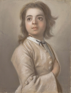 Studie van een jongen ten halven lijve by Jean-Etienne Liotard