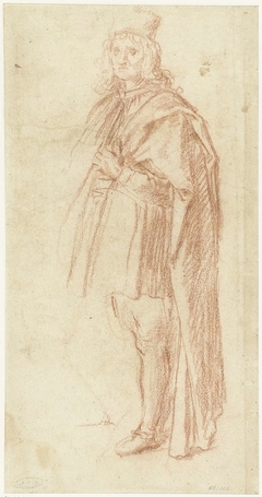 Studie van een staande man by Bernardino Poccetti