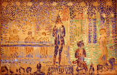 Study for "The Invitation to the Sideshow" by Georges Seurat