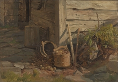 Study of a Treebucket with Potatoes by Anders Askevold