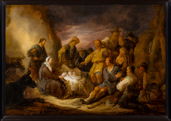 The adoration of the shepherds by Benjamin Gerritsz Cuyp