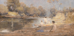 The Bathers (1891) by Arthur Streeton