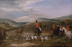 The Berkeley Hunt, 1842: The Meet by Francis Calcraft Turner