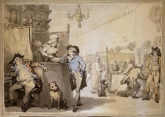 The Coffee House by Thomas Rowlandson - Thomas Rowlandson - ABDAG003913 by Thomas Rowlandson