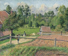 The Delafolie House, Éragny by Camille Pissarro