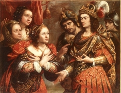 The Family of Darius III in front of Alexander the Great by Justus Sustermans