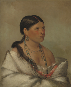 The Female Eagle - Shawano by George Catlin