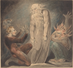The Ghost of Samuel Appearing to Saul by William Blake