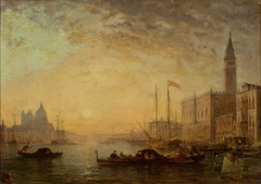 The Grand Canal in Venice by Félix Ziem