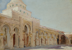 The Great Mosque of Kairouan – Tunis. The Cycle: "From the Travel to Tunis" by Jan Ciągliński