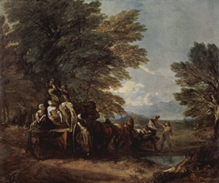 The Harvest Wagon by Thomas Gainsborough