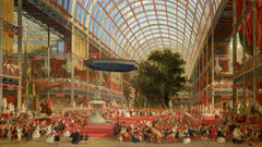 The Inauguration of the Great Exhibition: 1 May 1851 by David Roberts
