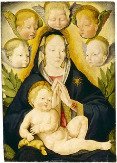 The Madonna and Child with Cherubim by Italian School