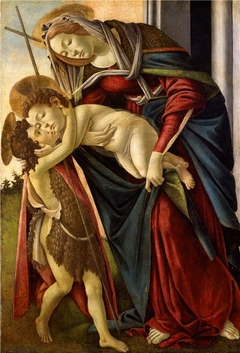 The Madonna and Child with the Infant Saint John the Baptist by Sandro Botticelli