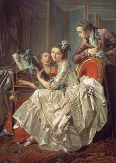 The Music Party by Louis Rolland Trinquesse