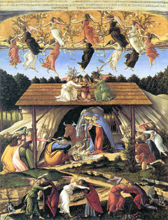 The Mystical Nativity by Sandro Botticelli