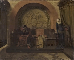The Parting of King Robert and Bertha by Jean-Paul Laurens