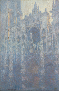 The Portal of Rouen Cathedral in Morning Light by Claude Monet