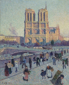 The Quai Saint-Michel and Notre-Dame by Maximilien Luce