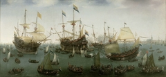 The Return to Amsterdam of the Second Expedition to the East Indies by Hendrik Cornelisz. Vroom