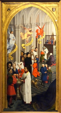 The Seven Sacraments (left panel) by Rogier van der Weyden