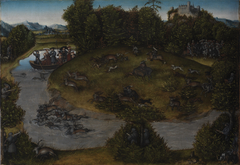 The Stag Hunt of the Elector Frederic the Wise (1463-1525) of Saxony, by Lucas Cranach the Elder