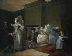The Staymaker (? The Happy Marriage V: The Fitting of the Ball Gown) by William Hogarth