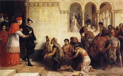 The Supplicants: The Expulsion of the Gypsies from Spain by Edwin Longsden Long