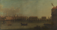 The Thames at London Bridge by Anonymous