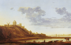 The Valkhof at Nijmegen from the East by Aelbert Cuyp