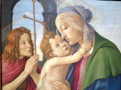 The Virgin and Child wich the Young Saint John the Baptist by Sandro Botticelli