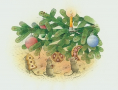 Under The  Christmas Tree by Kestutis Kasparavicius