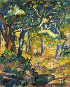 Une clairière en Provence (Étude) by Henri-Edmond Cross