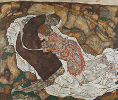 Death and the Maiden by Egon Schiele