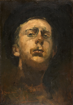 Self-portrait with pince-nez by George Hendrik Breitner